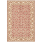 Frost2 Traditional Floral Border Rose Madder Cream Washable Indoor Outdoor Rug - RugzellaDigital Print RugRugzellaRugzellaBBB381-RECT-24x47-60x120cmRGZLLA110771Rectangle2' x 3'11" (60x120 cm)RECTANGLE | HERO | Frost2 rectangle