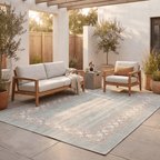 Gladdon Modern Minimalist Border Sage Green Linen Fog Washable Indoor Outdoor Entryway Rug - RugzellaDigital Print RugRugzellaRugzellaBBB564-RECT-24x47-60x120cmRGZLLA169731Rectangle2' x 3'11" (60x120 cm)RECTANGLE | Gladdon rectangle outdoor