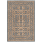 Glenmore Traditional Oriental Style Medallion Slate Grey Bone Gold Washable Indoor Outdoor Entryway Rug - RugzellaDigital Print RugRugzellaRugzellaBBB452-RECT-24x47-60x120cmRGZLLA128191Rectangle2' x 3'11" (60x120 cm)RECTANGLE | HERO | Glenmore rectangle