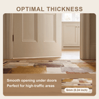 Goosefoot Modern Speckled Mosaic Dot Bronze Umber Wheat Washable Indoor Outdoor Entryway Rug - RugzellaDigital Print RugRugzellaRugzellaBBB566-RECT-24x47-60x120cmRGZLLA170066Rectangle2' x 3'11" (60x120 cm)SHARED | Goosefoot feature thickness