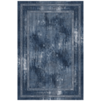 Gromwell Modern Distressed Solid Indigo Blue Chalk White Washable Indoor Outdoor Entryway Rug - RugzellaDigital Print RugRugzellaRugzellaBBB567-RECT-24x47-60x120cmRGZLLA170401Rectangle2' x 3'11" (60x120 cm)RECTANGLE | HERO | Gromwell rectangle