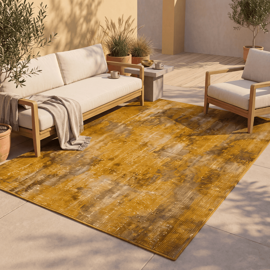 Hawkweed Modern Distressed Solid Ochre Olive Stone Washable Indoor Outdoor Entryway Rug - RugzellaDigital Print RugRugzellaRugzellaBBB573-RECT-24x47-60x120cmRGZLLA172411Rectangle2' x 3'11" (60x120 cm)RECTANGLE | Hawkweed rectangle outdoor