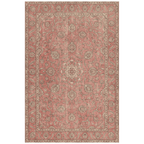 Hellebore Traditional Overdyed Floral Medallion Rose Madder Cream Washable Indoor Outdoor Rug - RugzellaDigital Print RugRugzellaRugzellaBBB575-RECT-24x47-60x120cmRGZLLA173081Rectangle2' x 3'11" (60x120 cm)RECTANGLE | HERO | Hellebore rectangle