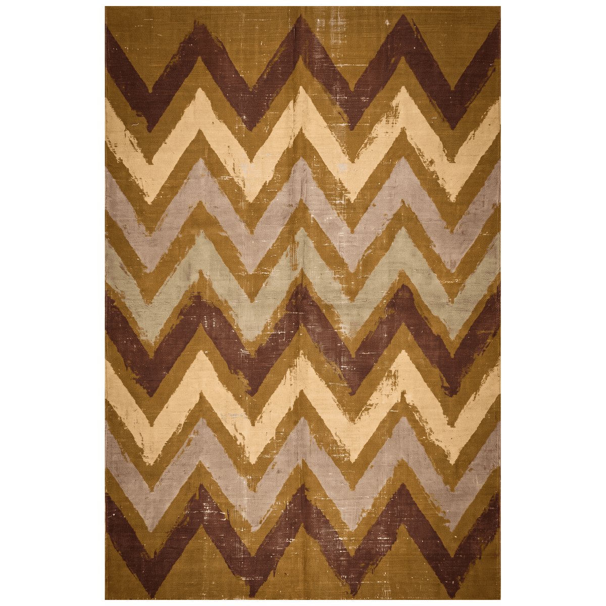 Houndstongue Modern Brushstroke Stripe Bronze Umber Wheat Washable Indoor Outdoor Entryway Rug - RugzellaDigital Print RugRugzellaRugzellaBBB583-RECT-24x47-60x120cmRGZLLA175761Rectangle2' x 3'11" (60x120 cm)RECTANGLE | HERO | Houndstongue rectangle