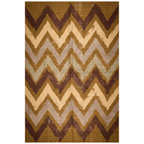 Houndstongue Modern Brushstroke Stripe Bronze Umber Wheat Washable Indoor Outdoor Entryway Rug - RugzellaDigital Print RugRugzellaRugzellaBBB583-RECT-24x47-60x120cmRGZLLA175761Rectangle2' x 3'11" (60x120 cm)RECTANGLE | HERO | Houndstongue rectangle