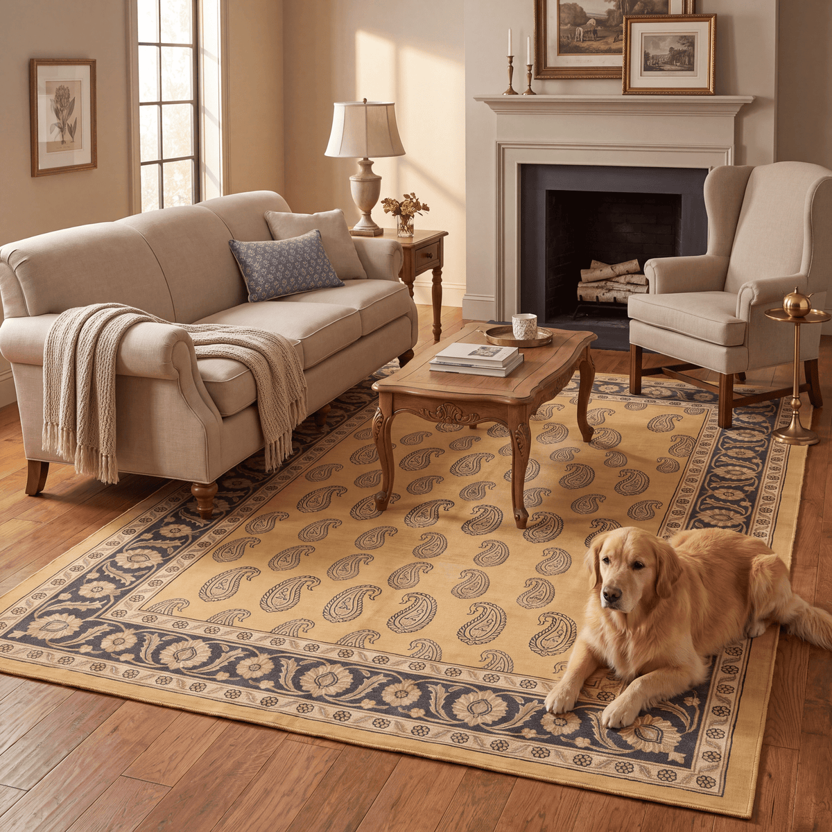 Hyacinth Traditional All Over Floral Bordered Mustard Charcoal Ivory Washable Indoor Outdoor Entryway Rug - RugzellaDigital Print RugRugzellaRugzellaBBB584-RECT-24x47-60x120cmRGZLLA176096Rectangle2' x 3'11" (60x120 cm)RECTANGLE | Hyacinth rectangle livingroom