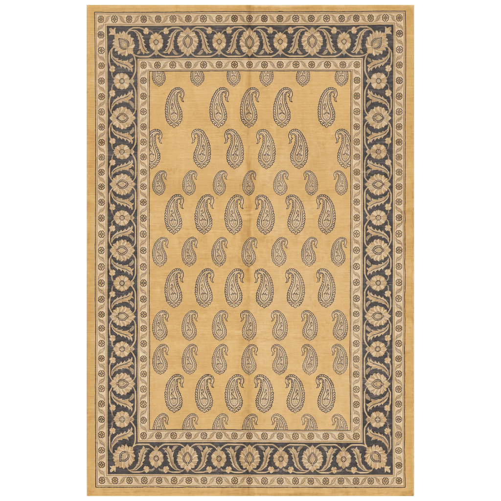 Hyacinth Traditional All Over Floral Bordered Mustard Charcoal Ivory Washable Indoor Outdoor Entryway Rug - RugzellaDigital Print RugRugzellaRugzellaBBB584-RECT-24x47-60x120cmRGZLLA176096Rectangle2' x 3'11" (60x120 cm)RECTANGLE | HERO | Hyacinth rectangle