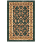 Inlet2 Traditional Floral Border Forest Green Gold Cream Washable Indoor Outdoor Rug - RugzellaDigital Print RugRugzellaRugzellaBBB425-RECT-24x47-60x120cmRGZLLA123166Rectangle2' x 3'11" (60x120 cm)RECTANGLE | HERO | Inlet2 rectangle