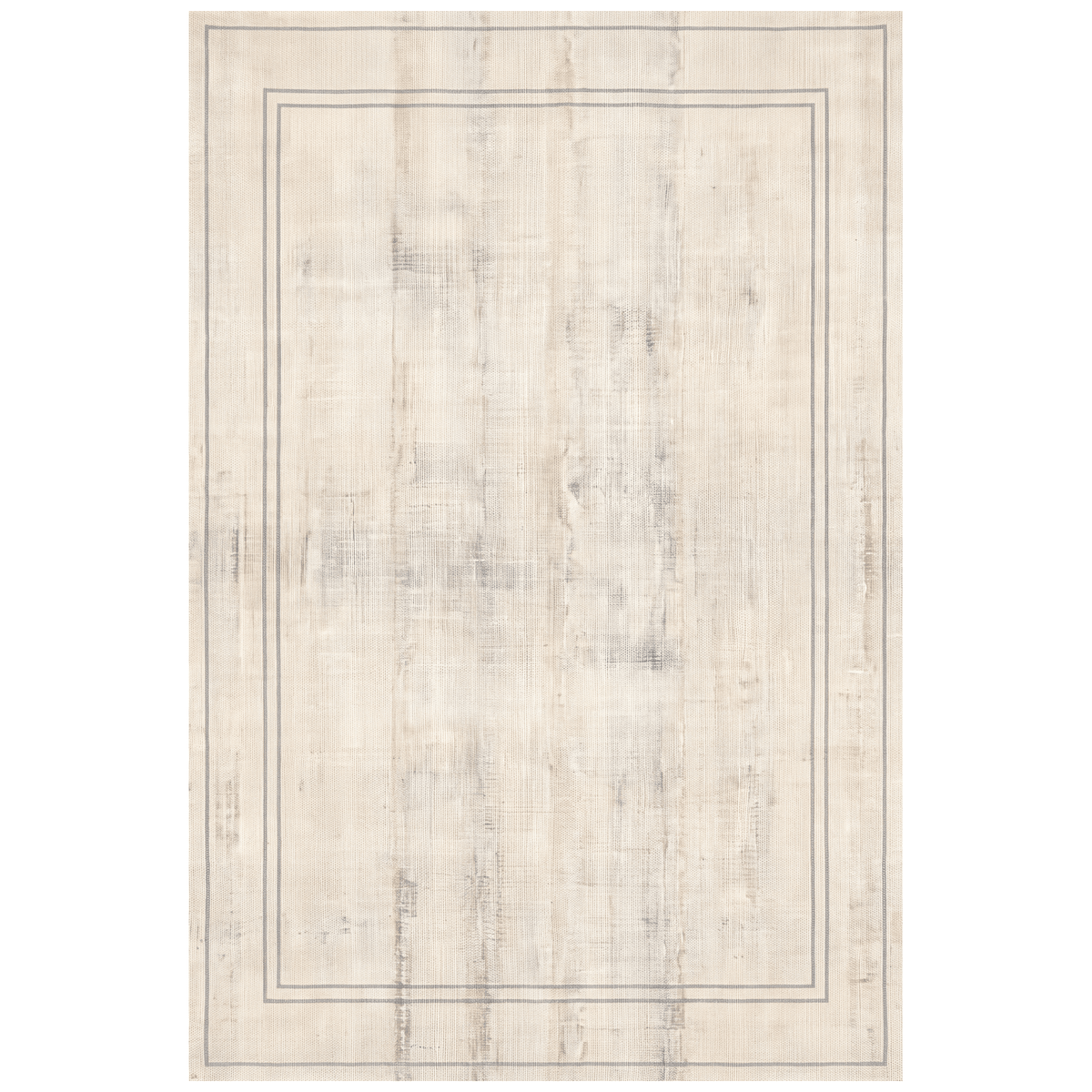 Ivyleaf Modern Minimalist Border Cream Grey Soft Blue Tan Washable Indoor Outdoor Entryway Rug - RugzellaDigital Print RugRugzellaRugzellaBBB586-RECT-24x47-60x120cmRGZLLA176766Rectangle2' x 3'11" (60x120 cm)RECTANGLE | HERO | Ivyleaf rectangle