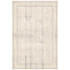 Ivyleaf Modern Minimalist Border Cream Grey Soft Blue Tan Washable Indoor Outdoor Entryway Rug - RugzellaDigital Print RugRugzellaRugzellaBBB586-RECT-24x47-60x120cmRGZLLA176766Rectangle2' x 3'11" (60x120 cm)RECTANGLE | HERO | Ivyleaf rectangle