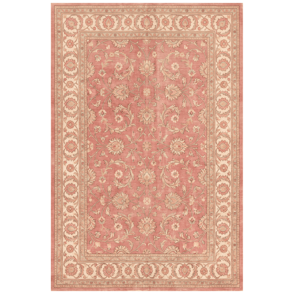 Jonquil Traditional Overdyed Medallion Rose Madder Cream Washable Indoor Outdoor Entryway Rug - RugzellaDigital Print RugRugzellaRugzellaBBB587-RECT-24x47-60x120cmRGZLLA177101Rectangle2' x 3'11" (60x120 cm)RECTANGLE | HERO | Jonquil rectangle
