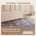 Kettle Traditional Distressed Medallion Indigo Ivory Madder Red Washable Indoor Outdoor Entryway Rug - RugzellaDigital Print RugRugzellaRugzellaBBB459-RECT-24x47-60x120cmRGZLLA130201Rectangle2' x 3'11" (60x120 cm)SHARED | Kettle feature thickness