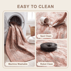 Knotgrass Modern Distressed Clay Rose Ash Solid Washable Indoor Outdoor Entryway Rug - RugzellaDigital Print RugRugzellaRugzellaBBB590-RECT-24x47-60x120cmRGZLLA178106Rectangle2' x 3'11" (60x120 cm)SHARED | Knotgrass feature clean