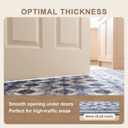 Knowe Modern Overlapping Circles Indigo Blue Grey Chalk White Washable Indoor Outdoor Entryway Rug - RugzellaDigital Print RugRugzellaRugzellaBBB460-RECT-24x47-60x120cmRGZLLA130536Rectangle2' x 3'11" (60x120 cm)SHARED | Knowe feature thickness