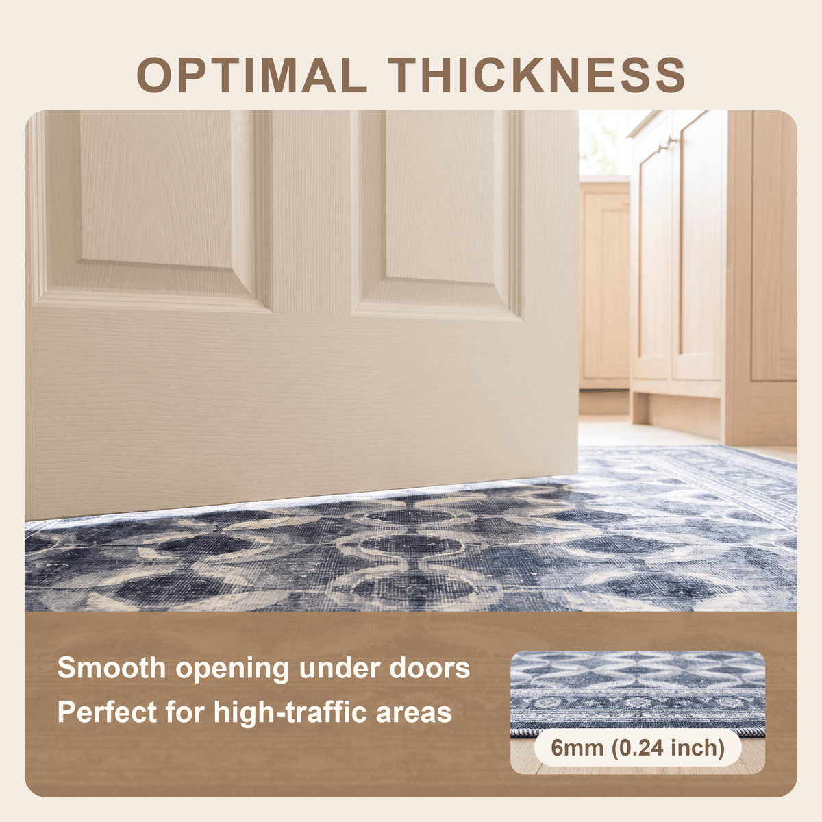 Knowe Modern Overlapping Circles Indigo Blue Grey Chalk White Washable Indoor Outdoor Entryway Rug - RugzellaDigital Print RugRugzellaRugzellaBBB460-RECT-24x47-60x120cmRGZLLA130536Rectangle2' x 3'11" (60x120 cm)SHARED | Knowe feature thickness