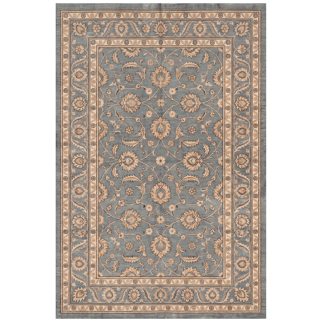 Ladysmock Traditional Overdyed Medallion Slate Bone Gold Washable Indoor Outdoor Entryway Rug - RugzellaDigital Print RugRugzellaRugzellaBBB591-RECT-24x47-60x120cmRGZLLA178441Rectangle2' x 3'11" (60x120 cm)RECTANGLE | HERO | Ladysmock rectangle
