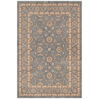 Ladysmock Traditional Overdyed Medallion Slate Bone Gold Washable Indoor Outdoor Entryway Rug - RugzellaDigital Print RugRugzellaRugzellaBBB591-RECT-24x47-60x120cmRGZLLA178441Rectangle2' x 3'11" (60x120 cm)RECTANGLE | HERO | Ladysmock rectangle