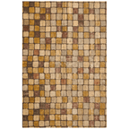 Larkspur Modern Speckled Mosaic Dot Bronze Umber Wheat Washable Indoor Outdoor Entryway Rug - RugzellaDigital Print RugRugzellaRugzellaBBB592-RECT-24x47-60x120cmRGZLLA178776Rectangle2' x 3'11" (60x120 cm)RECTANGLE | HERO | Larkspur rectangle