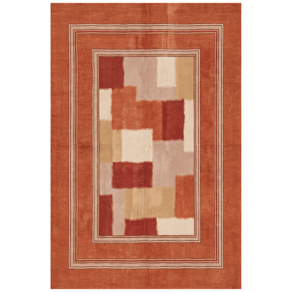 Ledge2 Modern Speckled Mosaic Dot Rust Ember Sand Washable Indoor Outdoor Entryway Rug - RugzellaDigital Print RugRugzellaRugzellaBBB427-RECT-24x47-60x120cmRGZLLA123836Rectangle2' x 3'11" (60x120 cm)RECTANGLE | HERO | Ledge2 rectangle