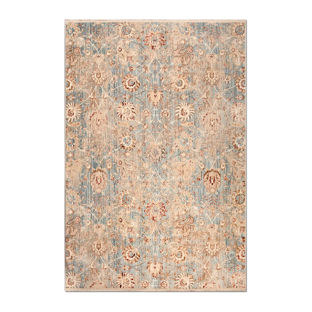RECTANGLE | HERO | Piazza Distressed Persian Style Traditional Machine Woven Bl