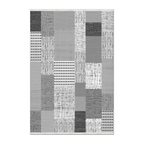 RECTANGLE | HERO | Strand Grey White Black Patchwork Geometric Modern Machine W