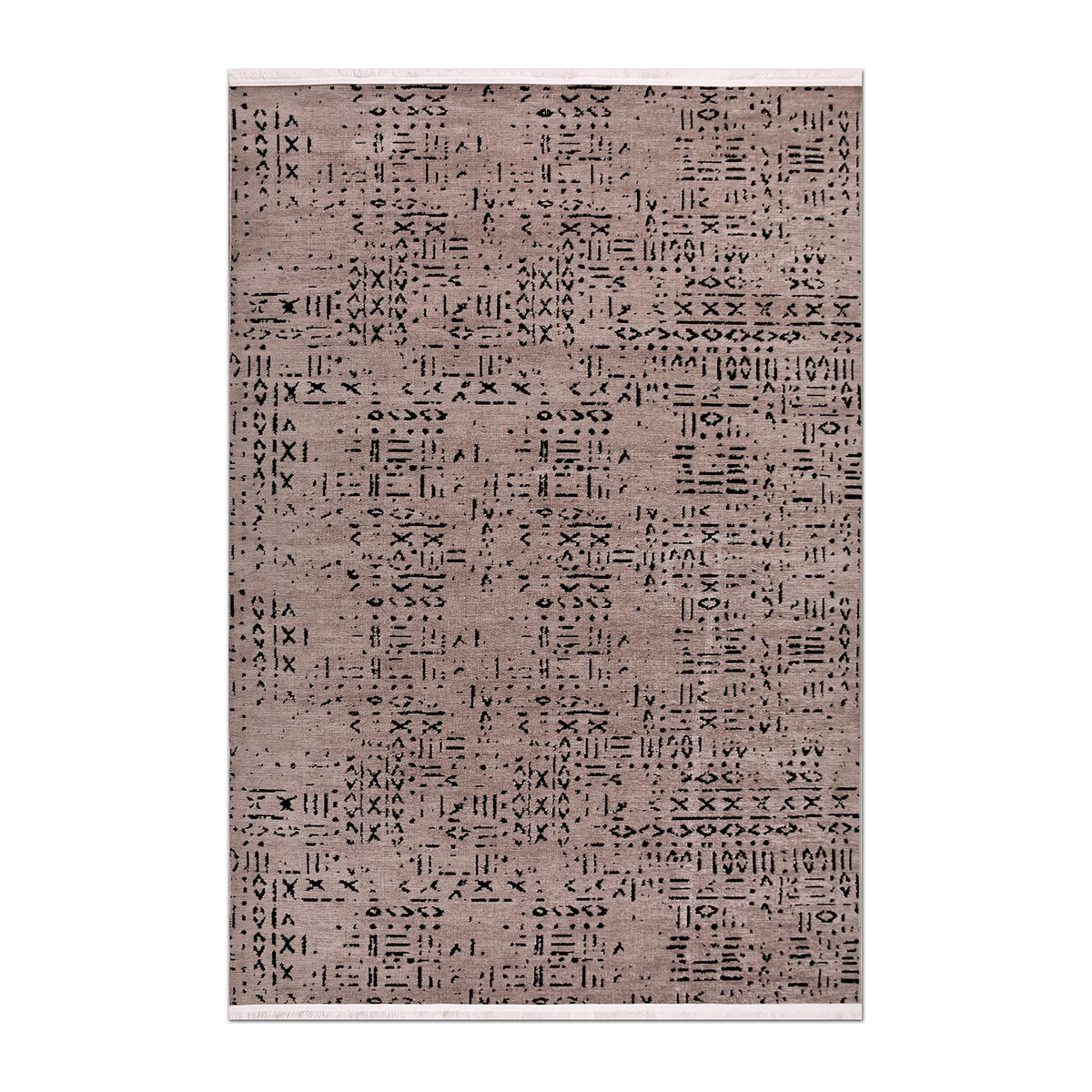 RECTANGLE | HERO | Glimmer Dusty Rose Abstract Modern Machine Woven Living Room