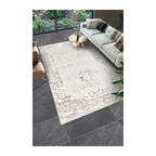 RECTANGLE | HERO | Arbutus Cream Beige Geometric Transitional Modern Machine Wo