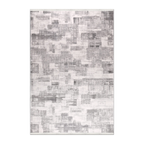 RECTANGLE | HERO | Conservatory Grey Ivory Abstract Modern Machine Woven Living