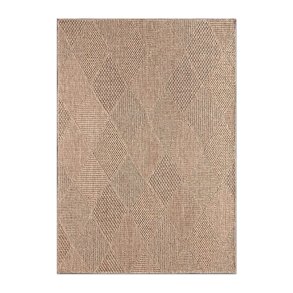 RECTANGLE | HERO | Feldspar Coastal Geometric Diamond Lattice Beige Tan Cream M