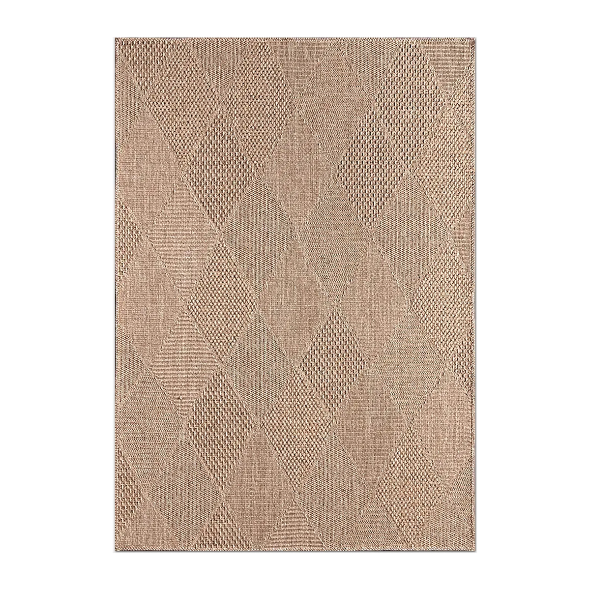 RECTANGLE | HERO | Feldspar Coastal Geometric Diamond Lattice Beige Tan Cream M