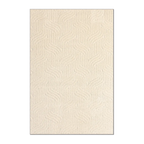 RECTANGLE | HERO | Snowmelt Cream Abstract Modern Machine Woven Textured Living