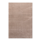 RECTANGLE | HERO | Forecourt Taupe Beige Solid Shag Scandinavian Machine Woven 