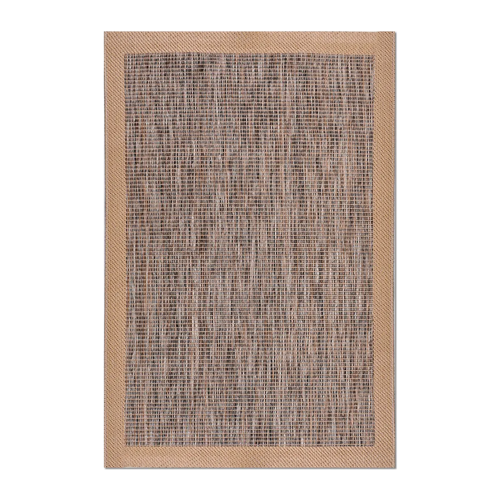 RECTANGLE | HERO | Sorbus Modern Striped Machine Woven Tan Brown Grey Cream Liv