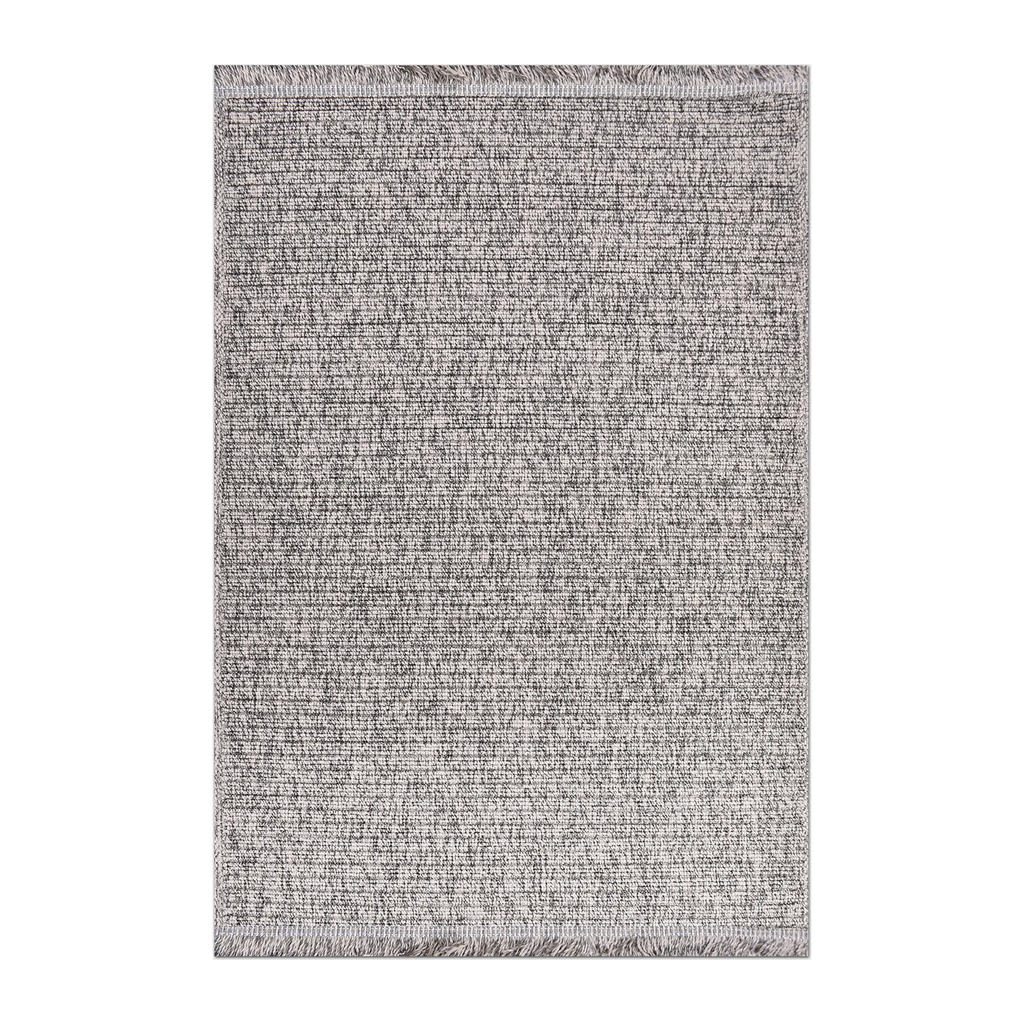 RECTANGLE | HERO | Alum Greige Solid Scandinavian Machine Woven Taupe Ivory Liv