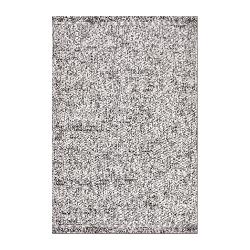 RECTANGLE | HERO | Adamant Grey Abstract Modern Machine Woven Living Room Bedro
