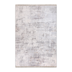RECTANGLE | HERO | Henna Cream Grey Abstract Modern Machine Woven Living Room B