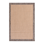 RECTANGLE | HERO | Speedwell Beige Brown Striped Modern Machine Woven Living Ro