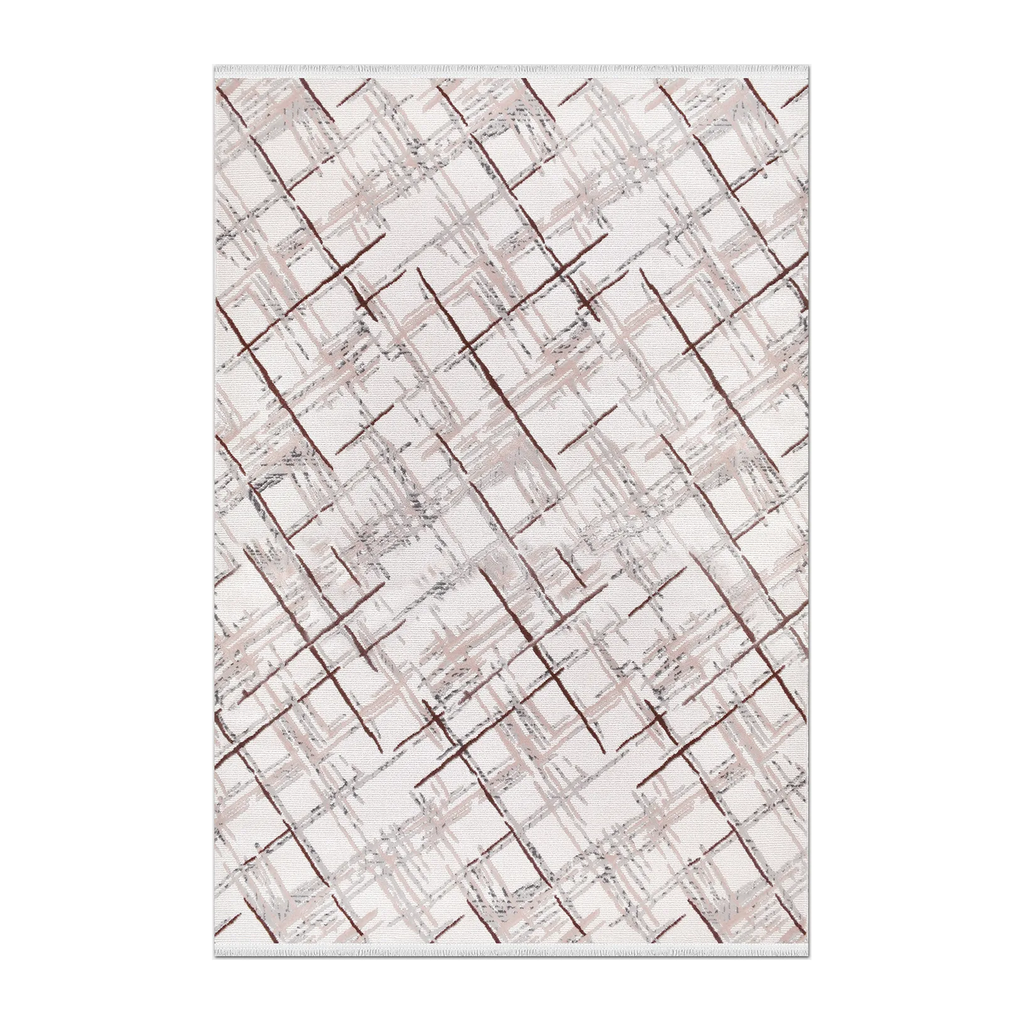 RECTANGLE | HERO | Sandbar Cream Beige Abstract Modern Machine Woven Living Roo