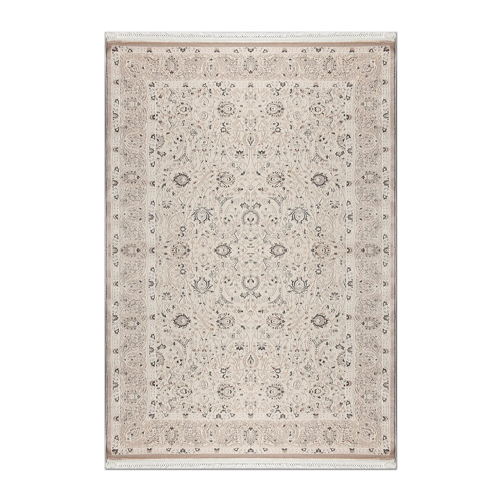 RECTANGLE | HERO | Dolomite Persian Style Floral Cream Beige Grey Traditional M