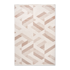 RECTANGLE | HERO | Briar Cream Beige Geometric Modern Machine Woven Living Room