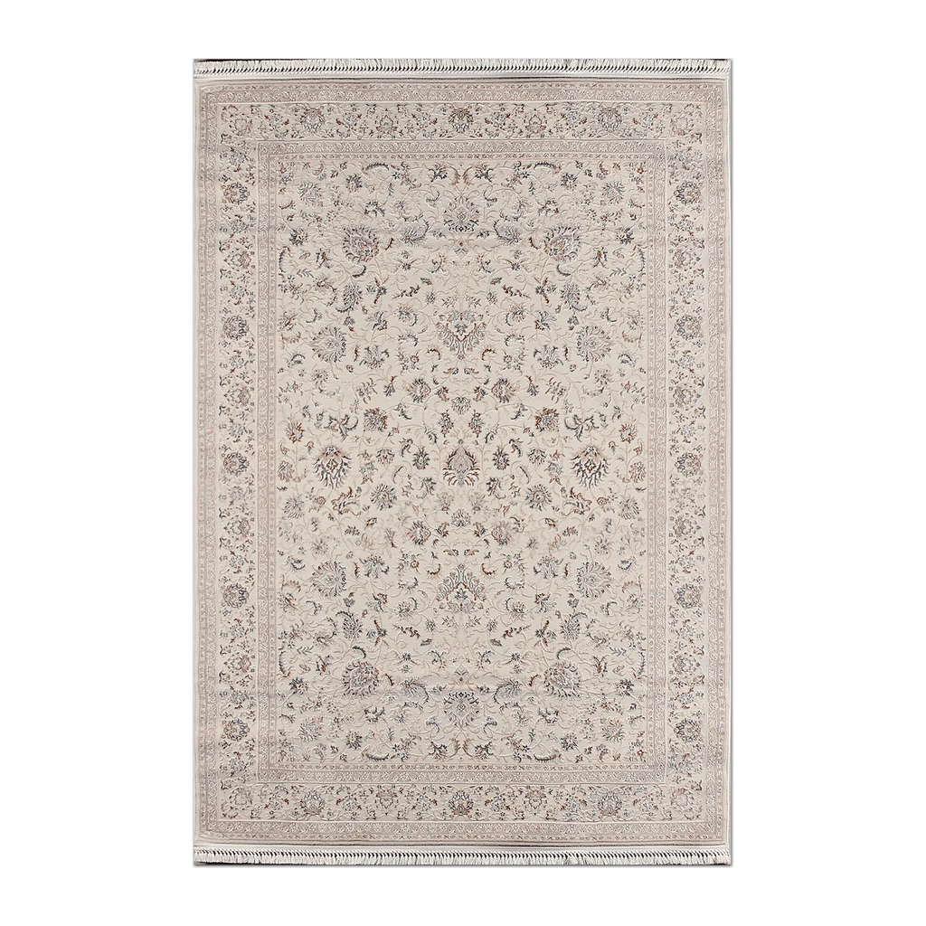 RECTANGLE | HERO | Corundum Cream Beige Persian Style Traditional Machine Woven