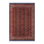RECTANGLE | HERO | Siderite Persian Style Traditional Red Navy Cream Machine Wo