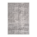 RECTANGLE | HERO | Bosphorus Grey Ivory Abstract Modern Machine Woven Living Ro