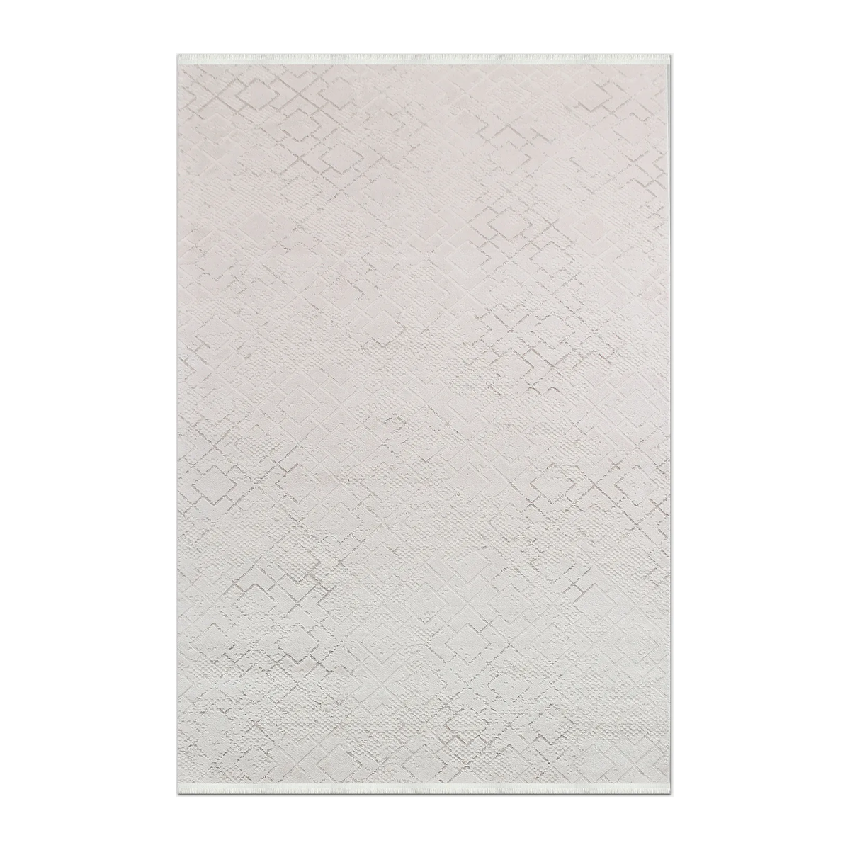 RECTANGLE | HERO | Westerly Cream Ivory Geometric Transitional Modern Machine W