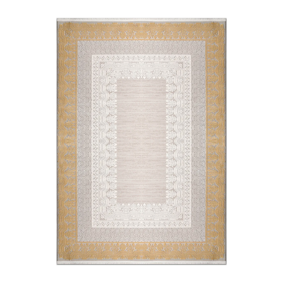 RECTANGLE | HERO | Cesme Beige Gold Persian Style Traditional Machine Woven Liv