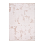 RECTANGLE | HERO | Rimefrost Cream Blush Abstract Modern Machine Woven Living R
