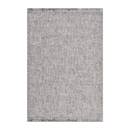 RECTANGLE | HERO | Galena Grey Solid Textured Machine Woven Modern Living Room 