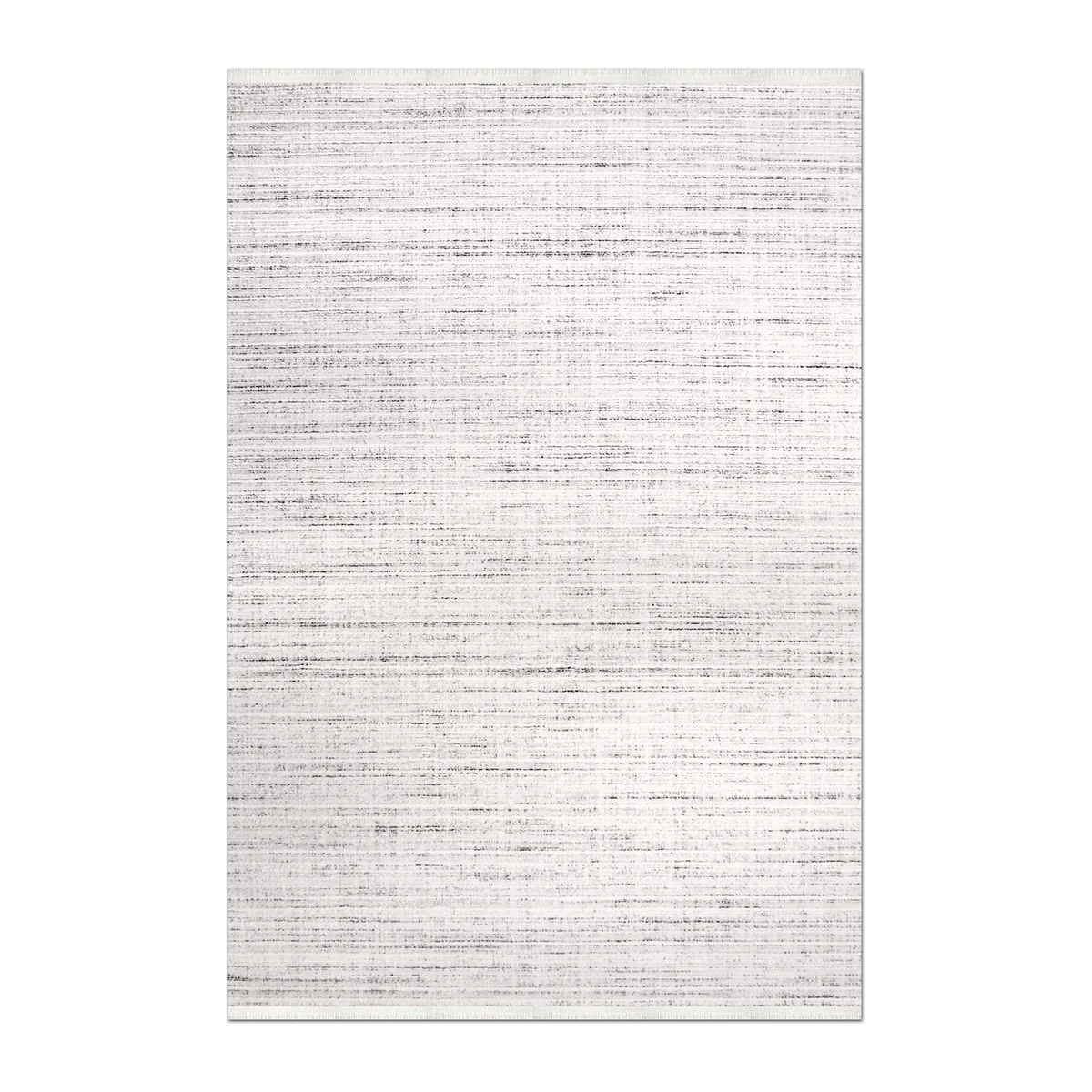 RECTANGLE | HERO | Saffron Ivory Grey Striped Modern Machine Woven Living Room 