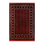 RECTANGLE | HERO | Spinel Persian Style Traditional Machine Woven Red Navy Crea