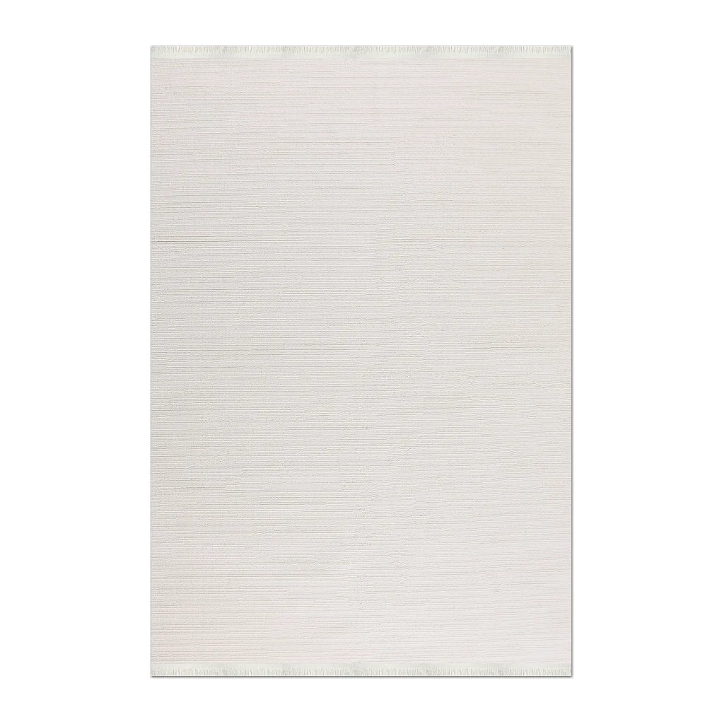 RECTANGLE | HERO | Tollgate Cream Solid Transitional Modern Machine Woven Livin